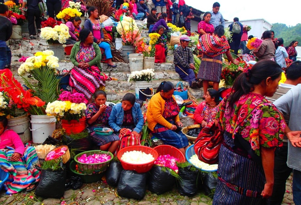 Chichicastenago market is famous for its character and color