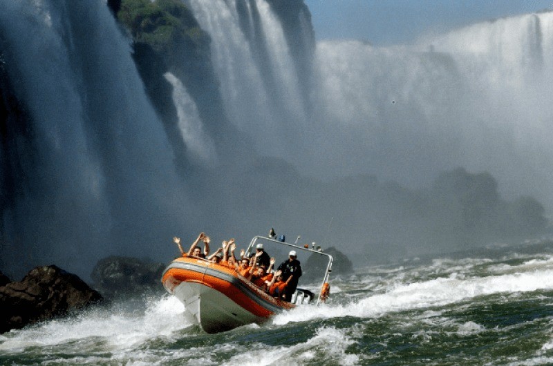 A boat ride under Iguazu Falls is pure adrenaline and awe