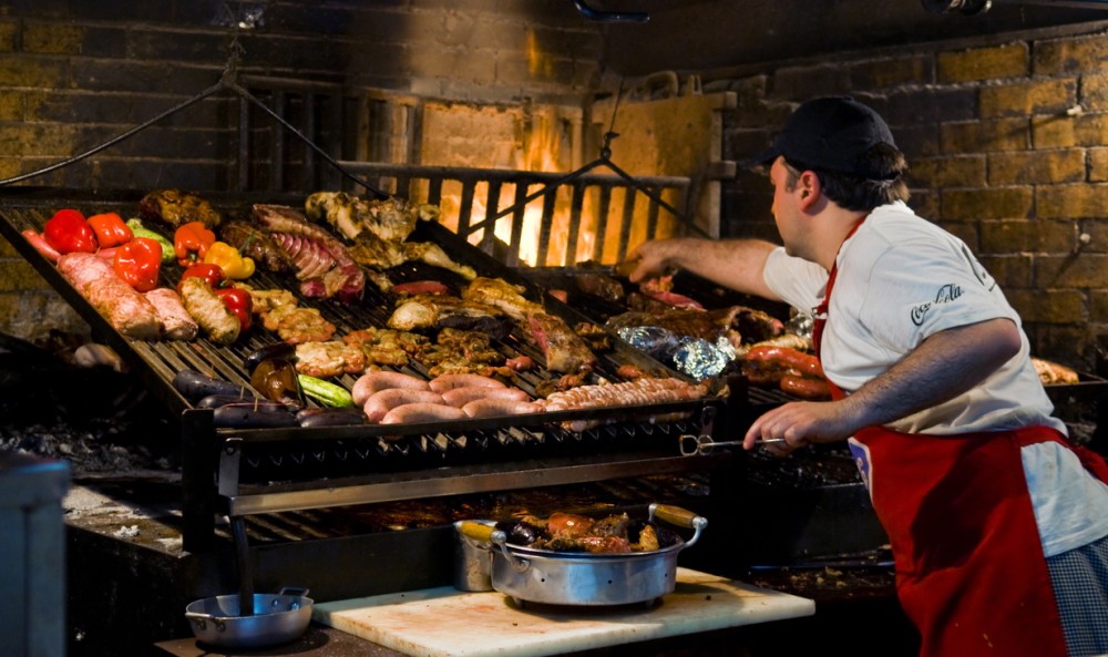 Asado is a national icon in Uruguay and Argentina
