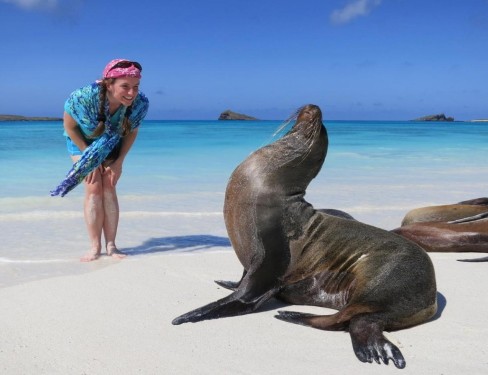 You can get up close and personal with Galapagos wildlife