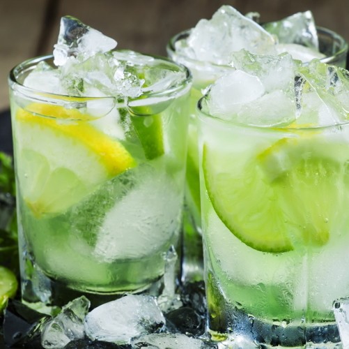 Ideal for steamy nights in Brazil, the national cocktail of Caipirinha