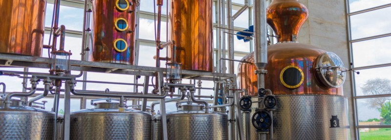 Some Peruvian Pisco distilleries have high tech, high investment facilities