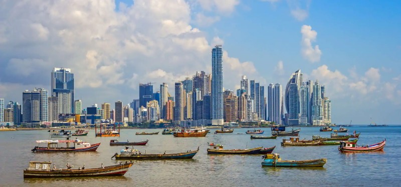 Spectacular skyline - Panama City is known for its canal and banking