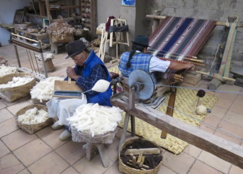 Traditional backstrap weaving is almost a forgotten art, luckily some people still practice the craft