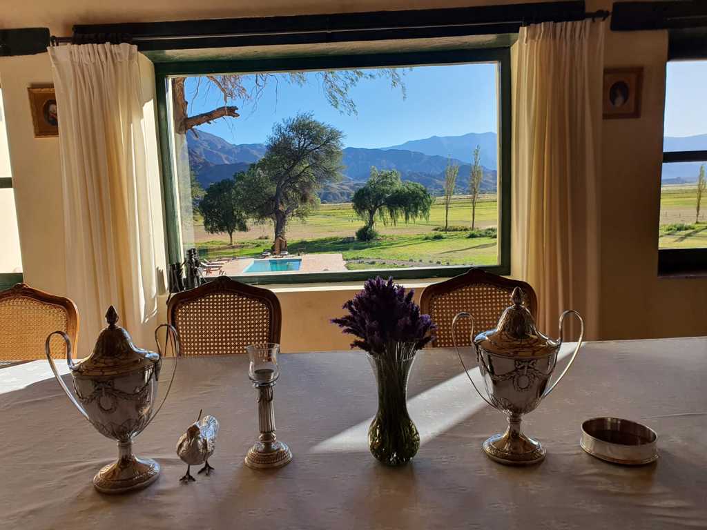 Picture perfect views from the estancia