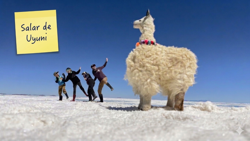 The Salar de Uyuni in Bolivia should absolutely be in the top 10 destinations in South America