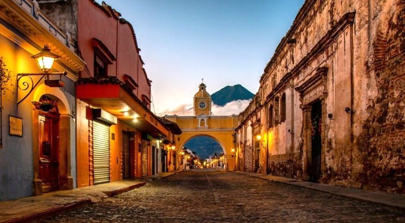 Visit the beautiful colonial town of Antigua on our Guatemala tours.