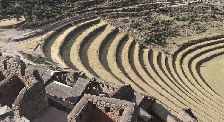 Pisac ruins in the Sacred Valley near Cusco.