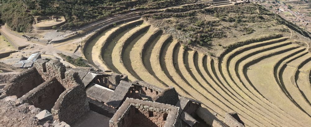Pisac ruins in the Sacred Valley near Cusco.