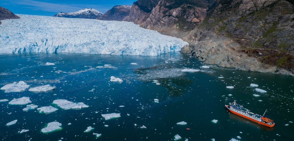 Visit the San Rafael Glacier on our Wine & Ice program in Chile.